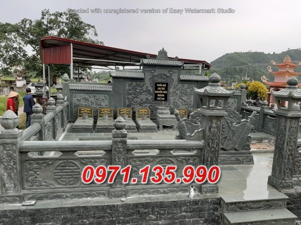 Mẫu lăng mộ để tro cốt bằng đá đẹp bán tại sóc trăng - nghĩa trang đá